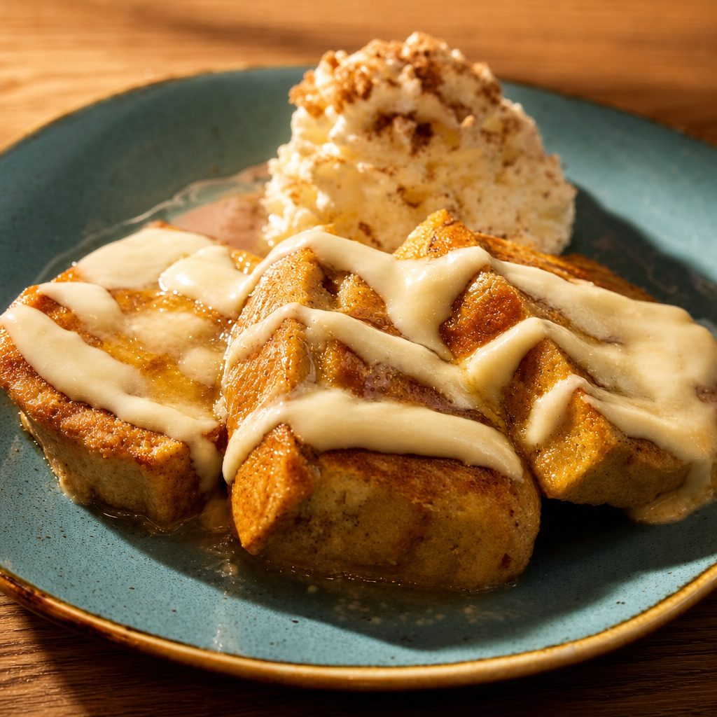 Banana Bread Pudding.