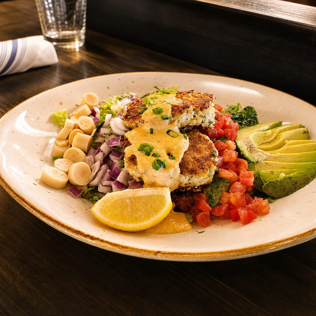 Crab Cake Louis.