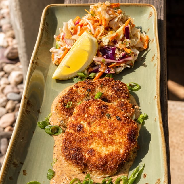 Crab Cakes.
