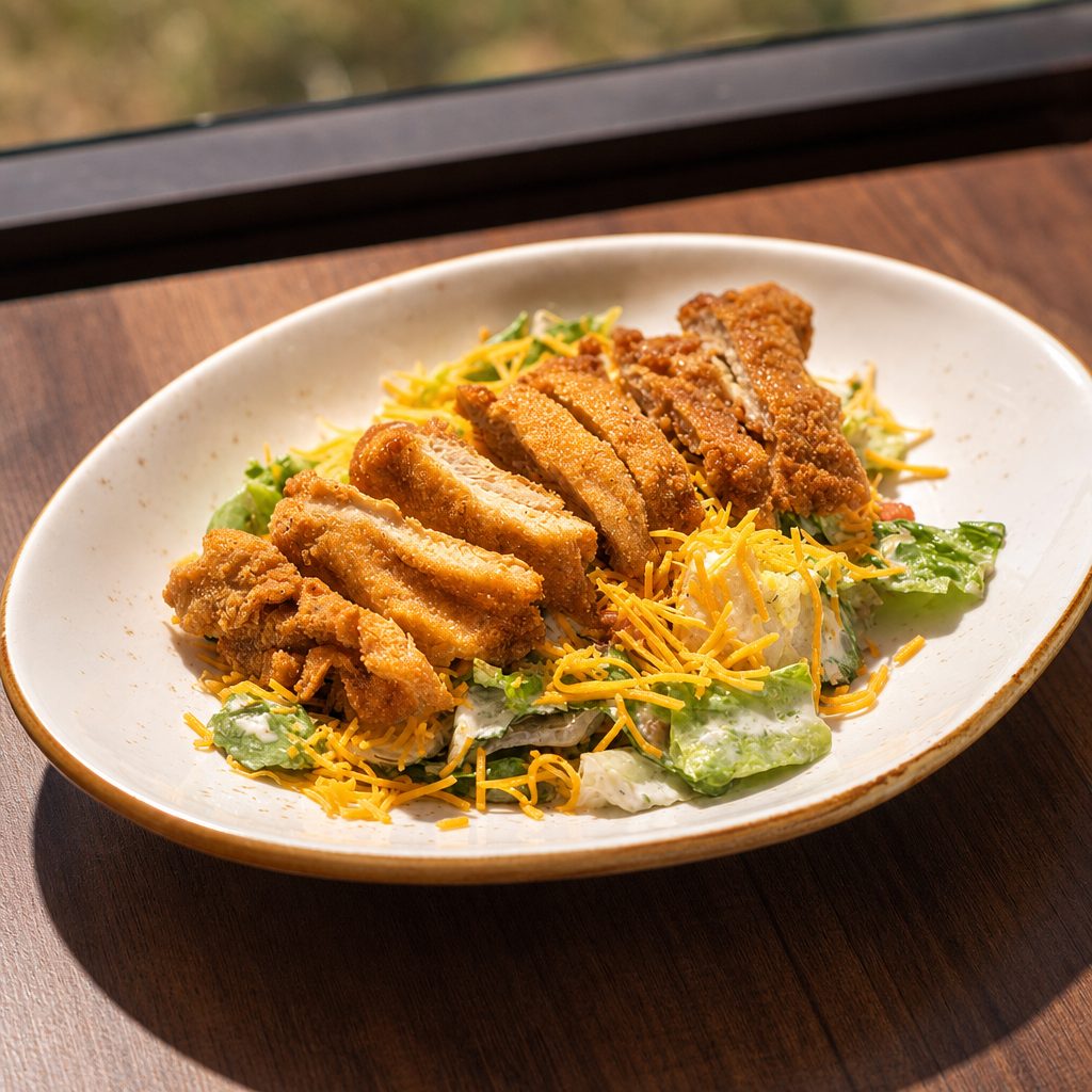 Buffalo Chicken Ranch Salad.