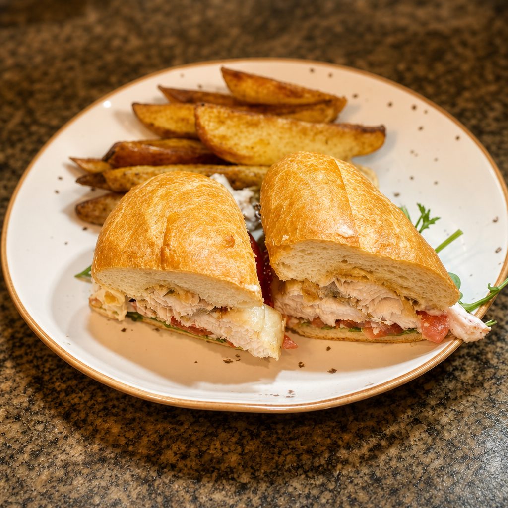 Walleye Sandwich.
