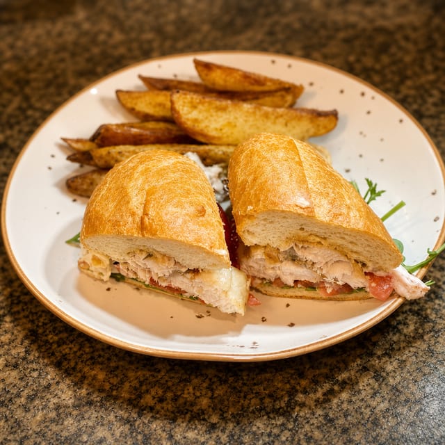 Walleye Sandwich.