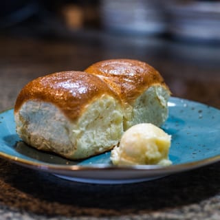 (2) Dinner Rolls with Honey Butter